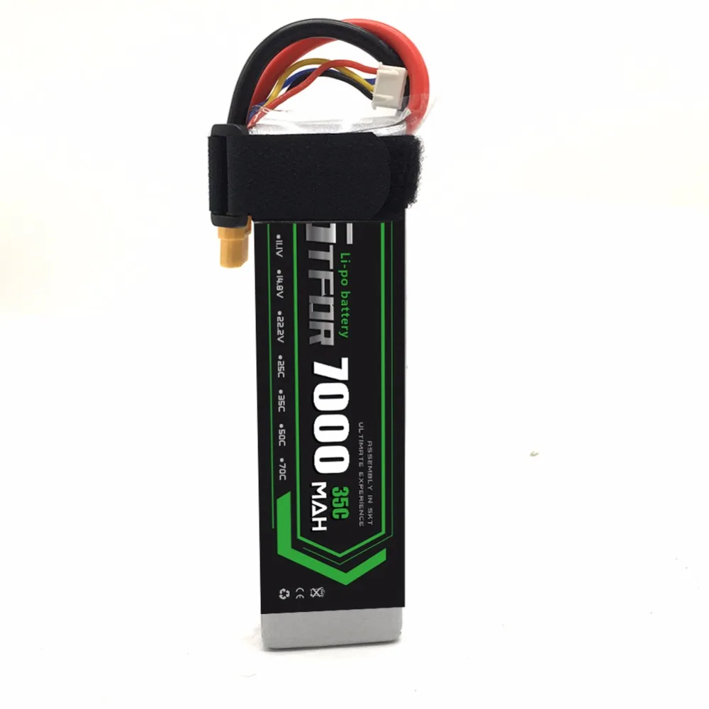 Хорошее качество 14 8 V 7000mAh 4S Lipo батарея 35C Max60C для RC самолета вертолета