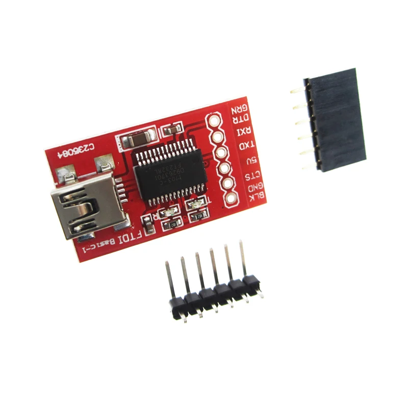 FT232RL плата FT232 FTDI USB 3 V 5 к TTL модуль последовательного адаптера мини порт кабель для