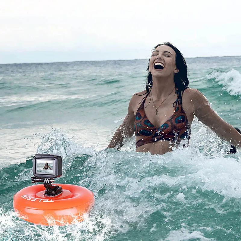 Плавающая воздушная подушка TELESIN дисковая платформа плавучий коврик для GoPro Hero7