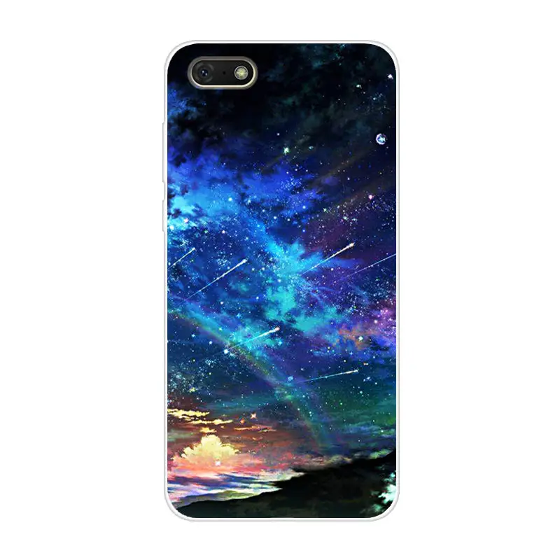 Cartoon Case Huawei Y5 Lite Soft Silicone Back Cover Phone For 2018 Y 5 Y5Lite DRA-LX5 | Мобильные телефоны и аксессуары