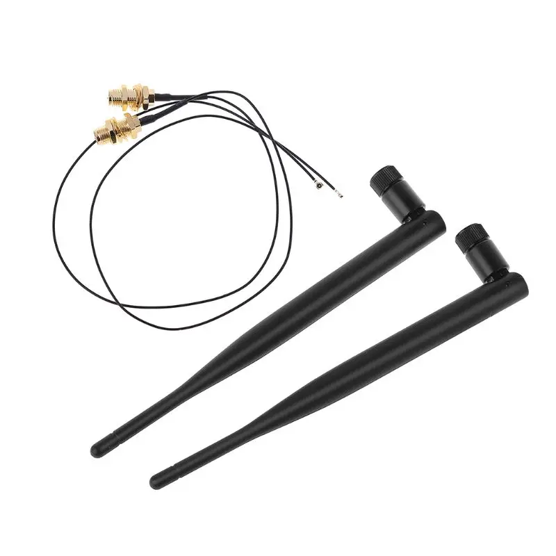 2x6Dbi 2 4 ГГц 5 двухдиапазонный M.2 IPEX MHF4 U. fl удлинитель к WiFi RP SMA Пигтейл/провод для