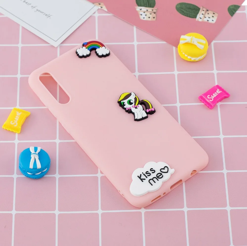 Для samsung A10 A20 A30 A50 Coque A40 A70 чехол силикон для samsung Galaxy A50 чехол M10 M20 M30 3D милый мягкий силиконовый чехол с рисунком из мультфильма из термопластика чехол