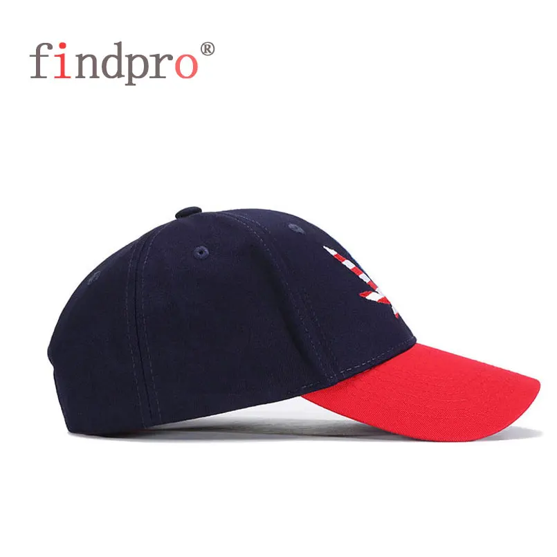 Findpro Новая модная шляпа для мужчин и женщин хлопок вышивной флаг клен хип хоп