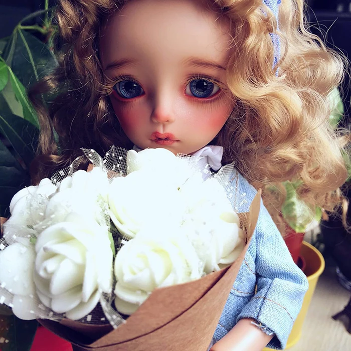 Высокое качество 1/3 1/4 1/6 кудрявые куклы парик волосы SD BJD парики | Игрушки и хобби