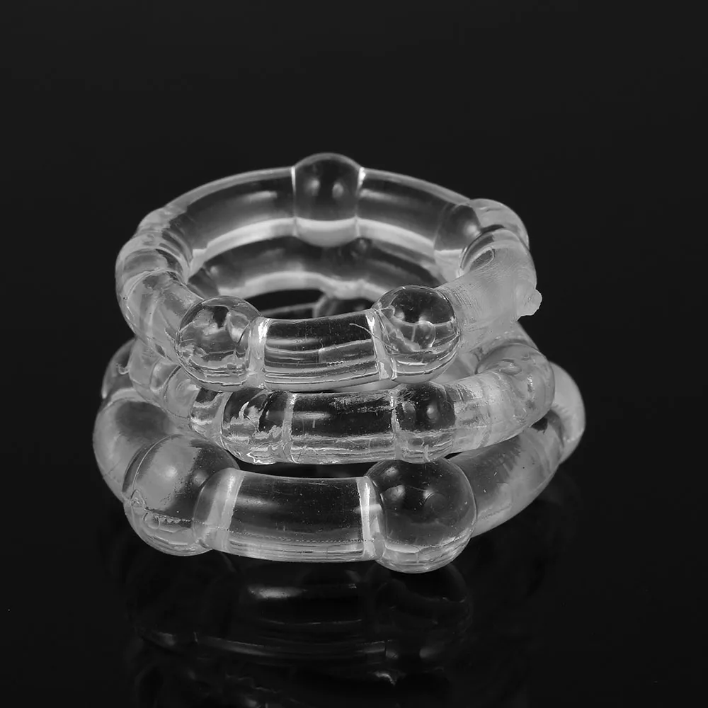 3 шт./компл. силиконовые кольца на член с задержкой времени эякуляции пенис для