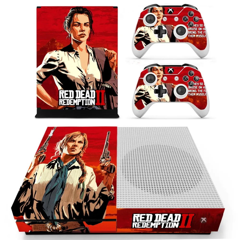 Красный мертвой кожи Стикеры s для xbox один Тонкий консоли контроллеры для xbox One S виниловые наклейки для оформления Обложка игры Стикеры протектор