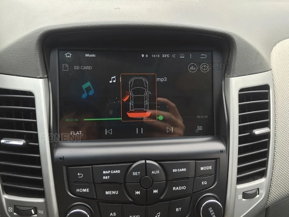 " Android 9,0 Автомобильный gps радио плеер для Chevrolet Cruze 2008-2011 с восьмиядерным процессором PX6 4 Гб+ 64 Гб Авто Стерео навигатор мультимедиа