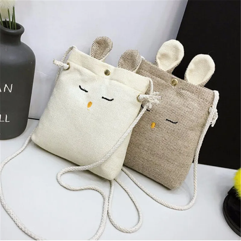 

New 2019 Cartoon Rabbit Shape Children Coin Purse Small Money Holder Wallet Kid Bag Coin PouchBirthday Party Gifts for Girls