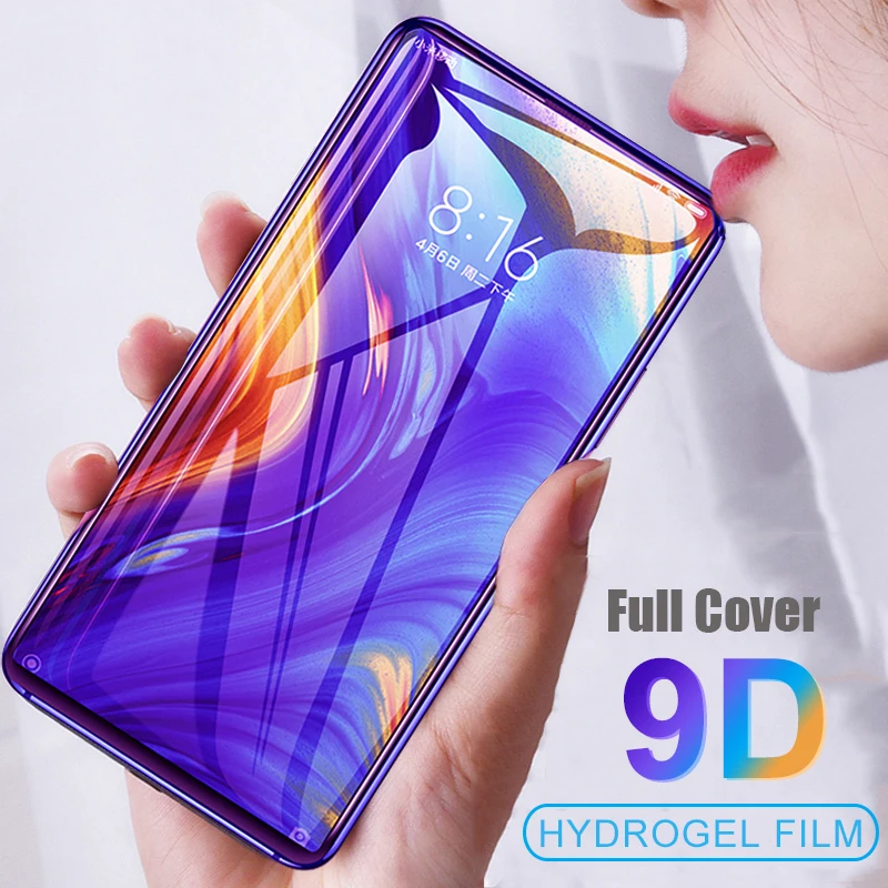 8D Гидрогелевая пленка с полным покрытием для Xiaomi 9 8 Lite Mix 3 Max PocoPhone F1 Защитная