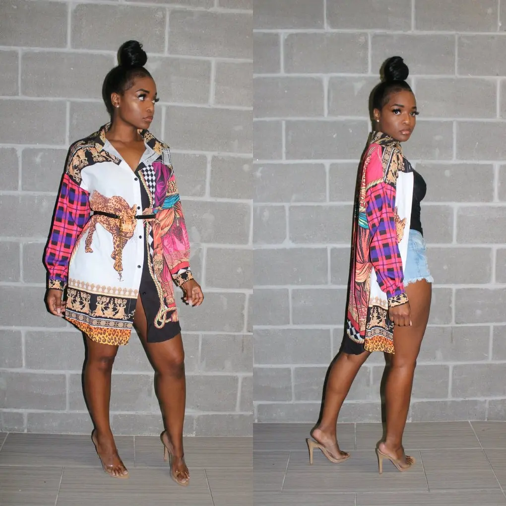 Весна и лето 2019 новый стиль модная африканская одежда с подгонкой рисунка