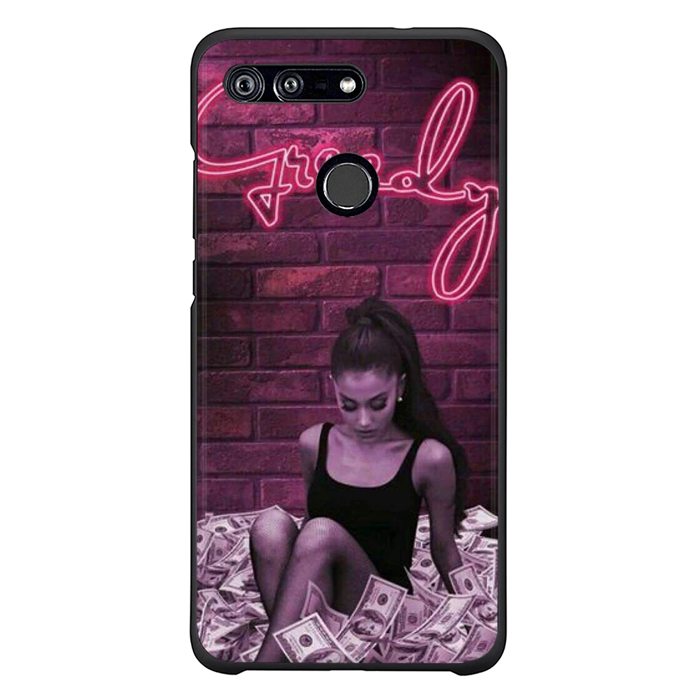Silicone Black Phone Cover for Huawei Y6 2018 TPU Case Nova 3i 7a 10 Lite Honor 7c Back Cases |