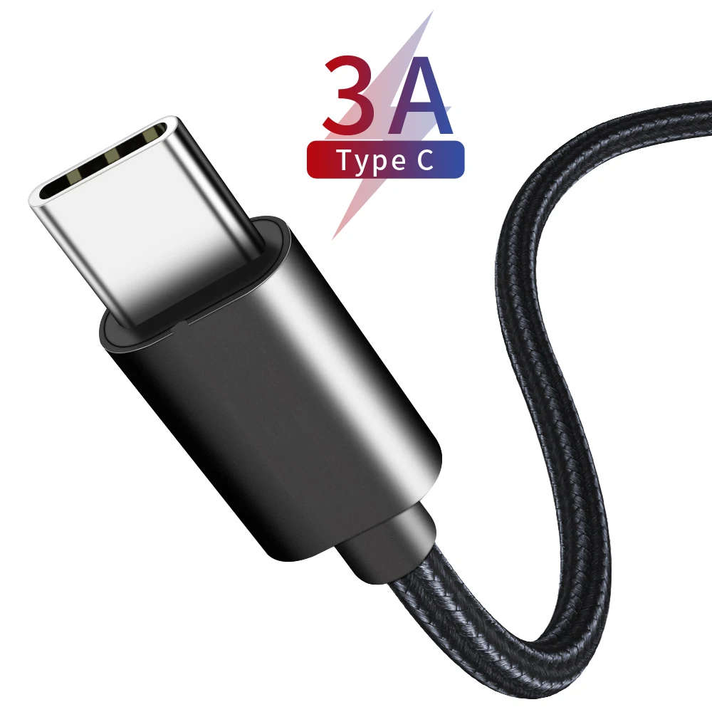 CXV 3A USB Type C кабель Быстрая зарядка провода шнур USBC для передачи данных Xiaomi K20 Samsung