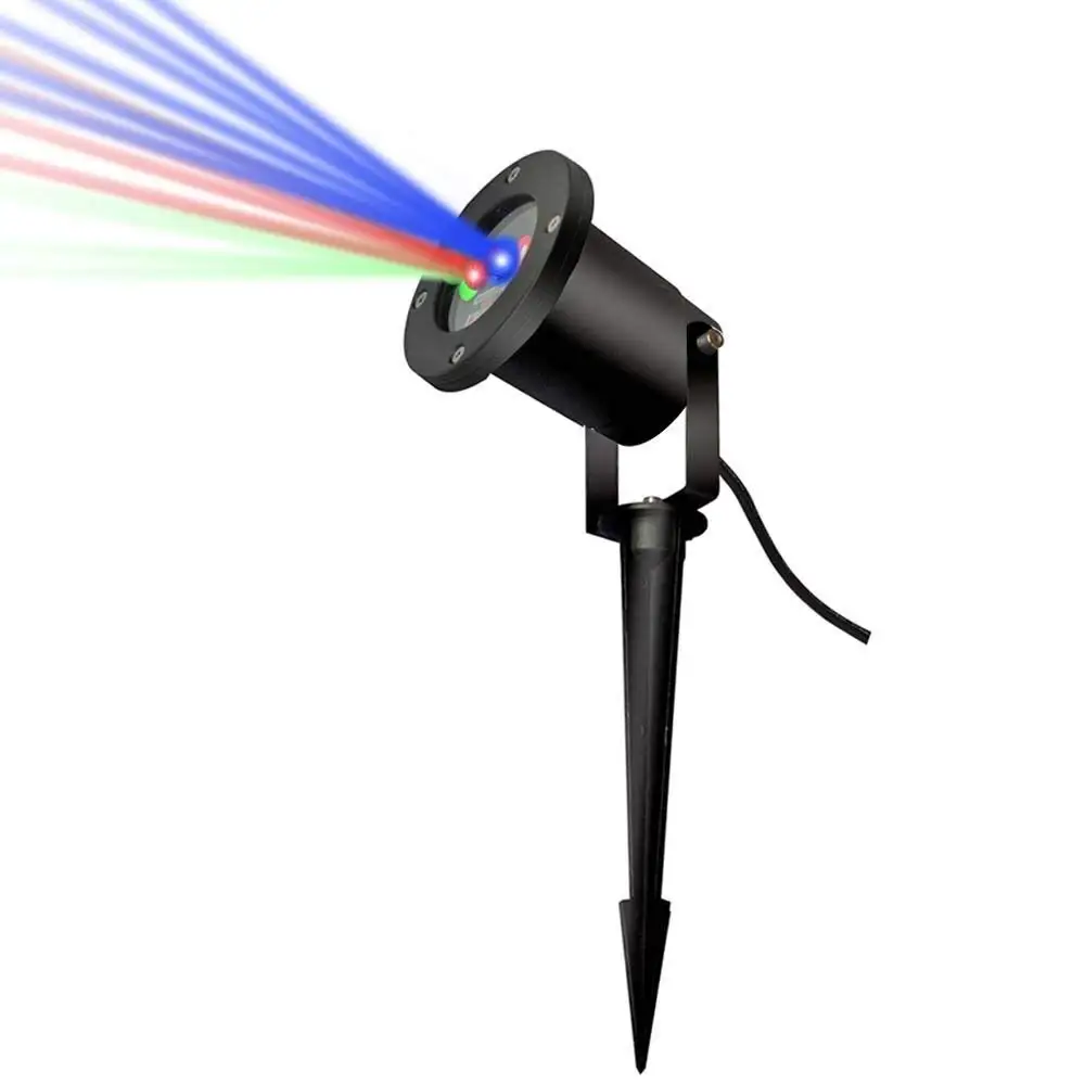 Рождественский лазерный светильник s открытый RGB движущаяся звезда садовый лазерный светильник-проектор водонепроницаемый лазерный светильник