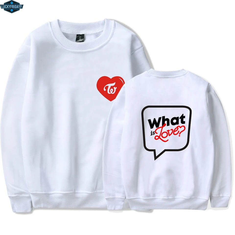 Twice Sweatshirts Men Casual Crewneck Kpop Hoodie Harajuku Pullover Sweatshirt Fashion Female Cool Plus Size Tops | Мужская одежда