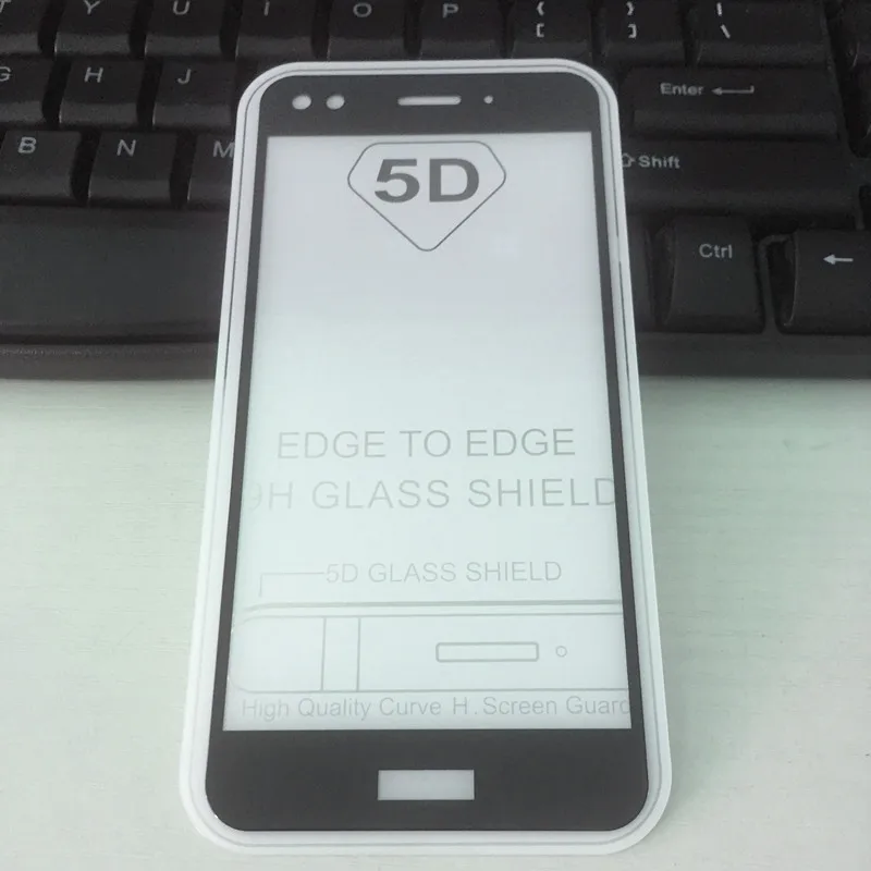 5D полное клеевое покрытие закаленное стекло Huawei P9 Lite Мини Защитная пленка для