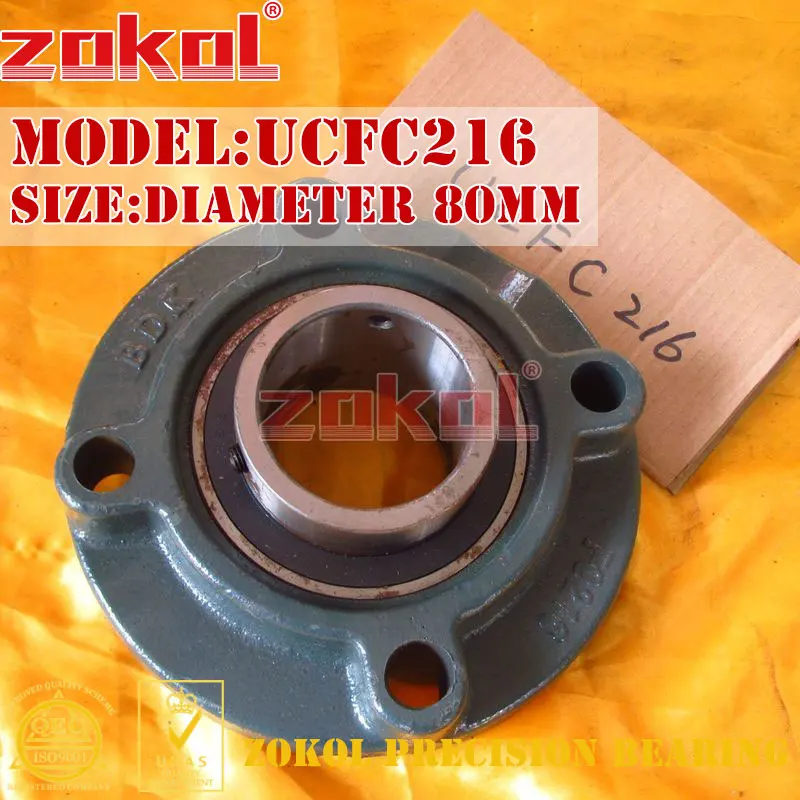Подшипник zokol фланец патрон подшипников UCFC216 TY90516Y Подушка блок шариковый