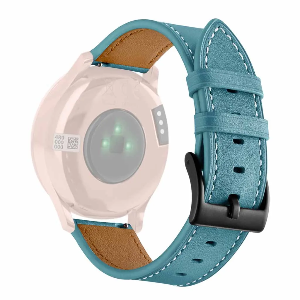 Кожаный браслет на запястье для Garmin vivomove HR, Смарт-часы с пряжкой, ремень, сменный мужской Т-образный ремешок, спортивный женский и мужской роскошный ремешок 19Jun21