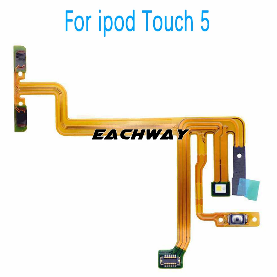 Протестирован для iPod Classic 5th 6th 7thGenThin кнопка регулировки громкости источник энергии Переключатель гибкий аудио-кабель для iPod Touch 3 4 5 6