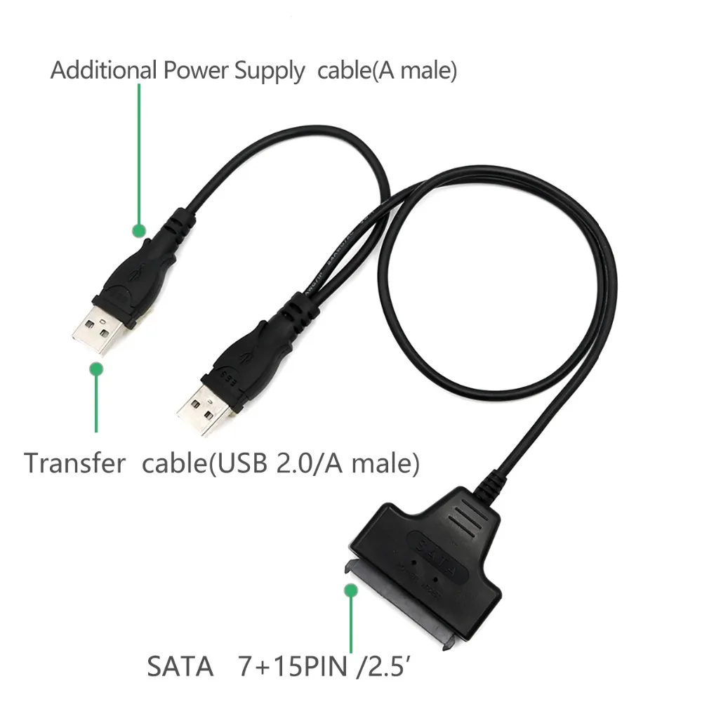 2 in 1 Combine M.2 NGFF key B &amp mSATA SSD To USB 2.0 Adapter sata to usb 3.0 cable | Компьютеры и офис