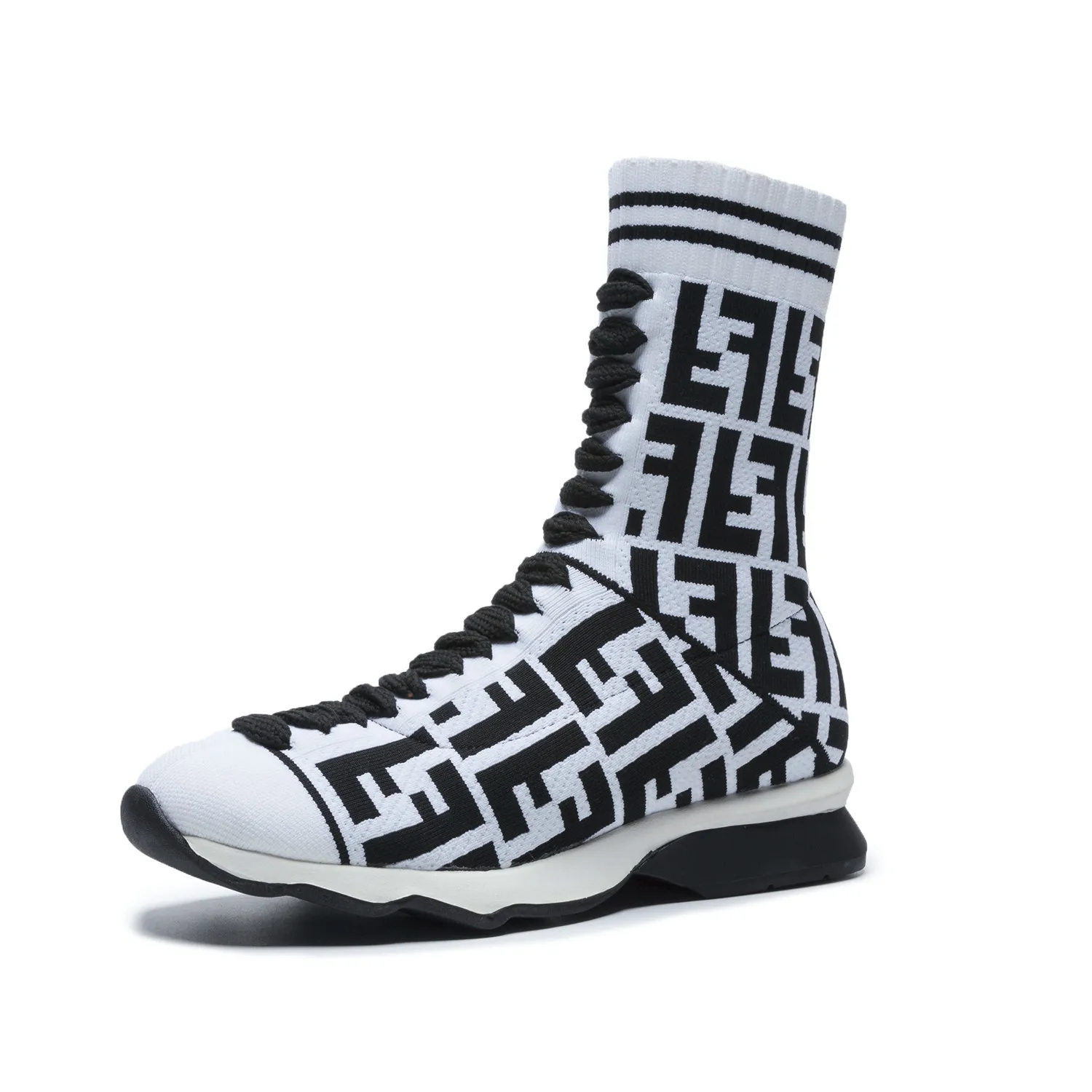 Г.; женская обувь; Модный брендовый носок; женская обувь; chaussure; сезон осень; botas; женская трикотажная обувь в полоску; zapatos de mujer