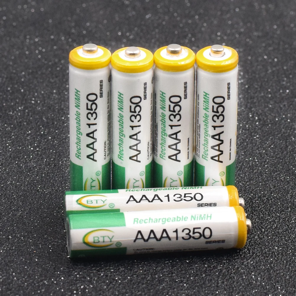 YCDC 1,2 v BTY 1350mAh перезаряжаемая AAA батарея HR03 LR03 ND61R R03 Ni-MH никель-металл-гидридный 3A факелы пульты дистанционного управления батарея