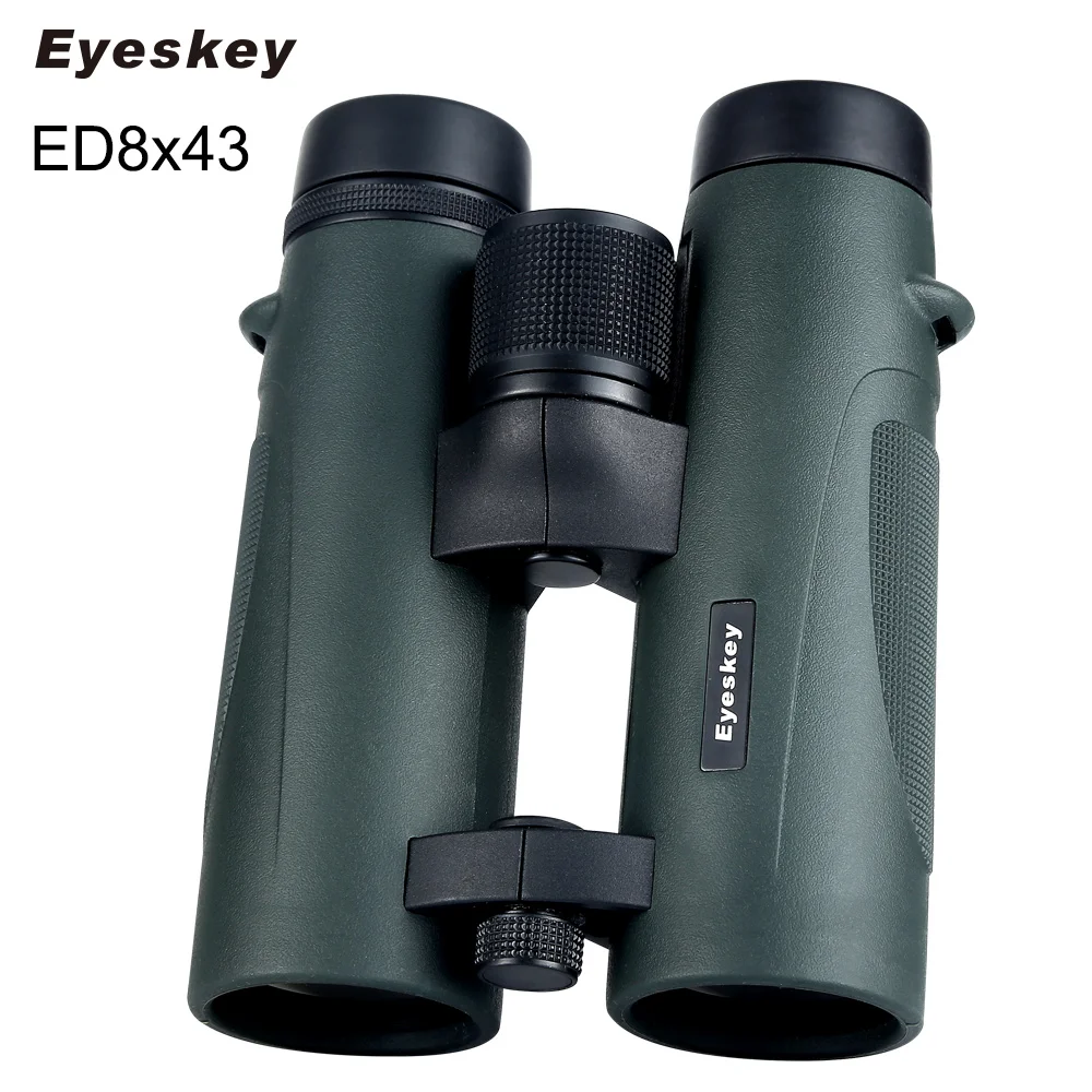 ED Стекло 8x43 Eyeskey бинокль водонепроницаемый телескоп Bak4 Призма Оптика кемпинг охотничьи прицелы мощный профессиональный бинокль