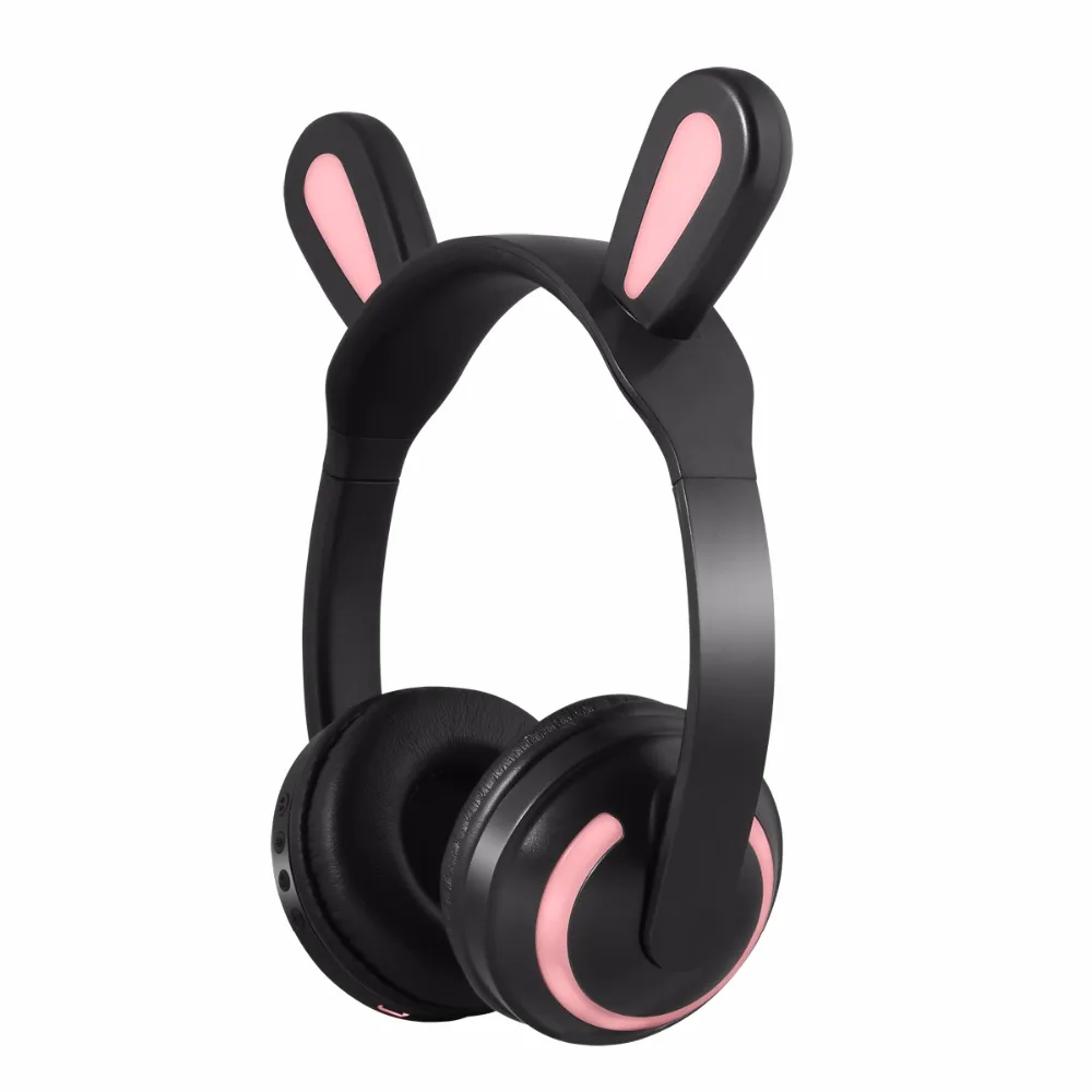 Nasin ZW-19 Bluetooth стерео кошачьи наушники мигающие Светящиеся 7 цветов светодиодный светильник игровая гарнитура для ПК ноутбука компьютера телефона