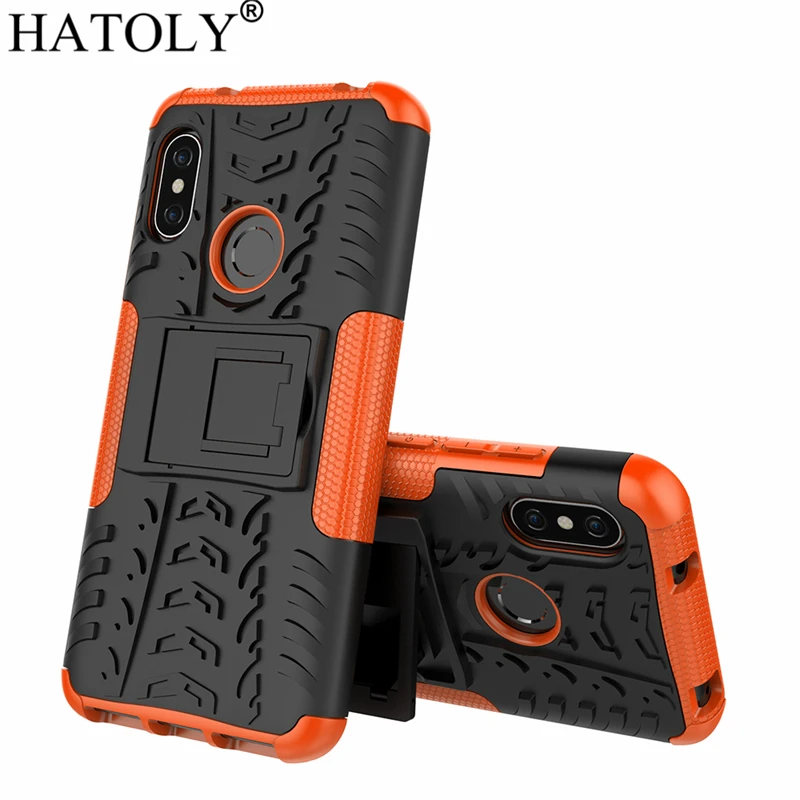 HATOLY чехол для Xiaomi Mi A2 Lite силиконовый бронированный жесткий пластиковый с