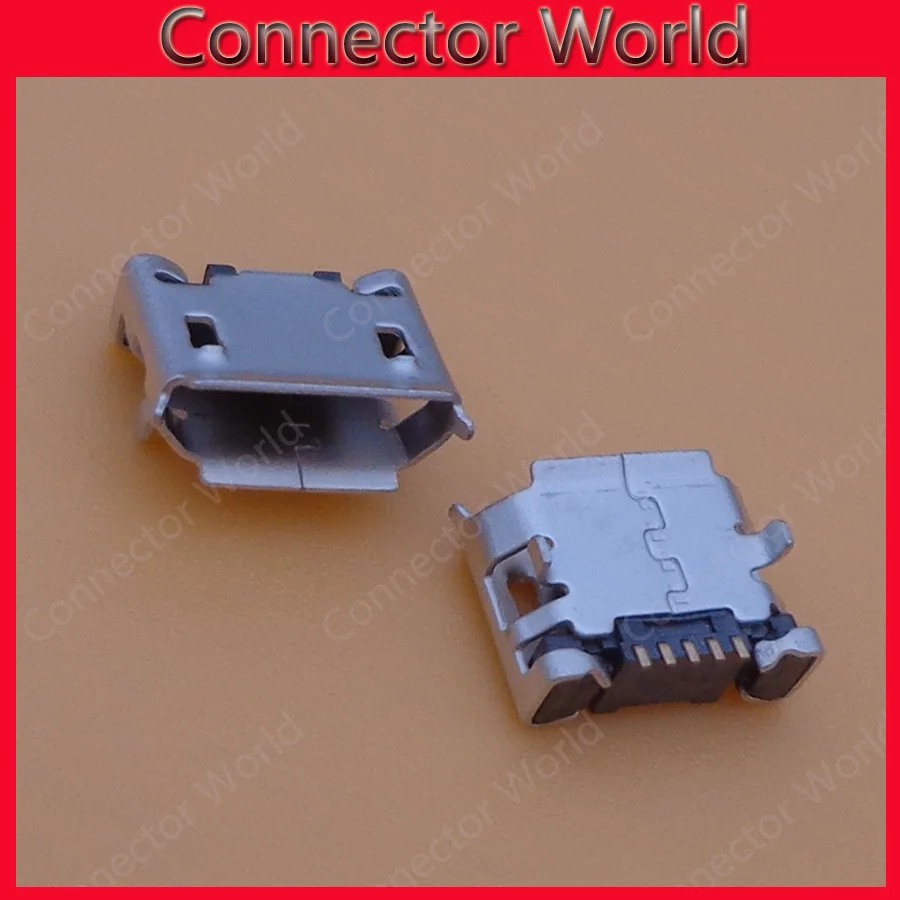 100 шт./лот для Alcatel 4010 OT4010 Vodafone 875 V875 micro mini 5 контактный usb разъем зарядки и