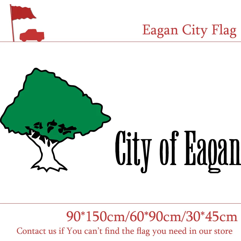 Флаг города Eagan штата Миннесота 90*150 см 60*90 флаг 30*45 Автомобильный 3x5 футов Летающий