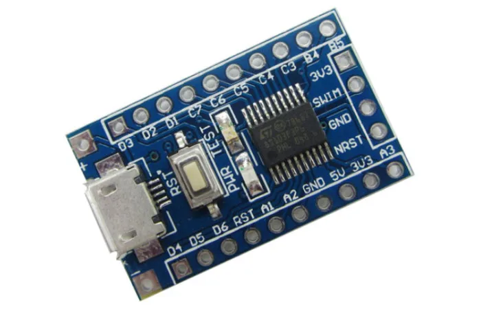 10 шт./лот DIY набор деталей для ARM STM8 макетная плата минимальная системная STM8S103F3P6