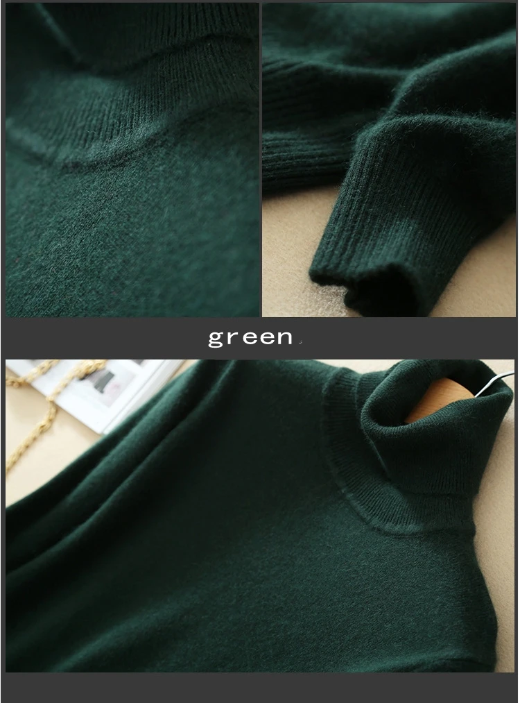 Женский шерстяной кашемировый свитер вязаный пуловер облегающий эластичный