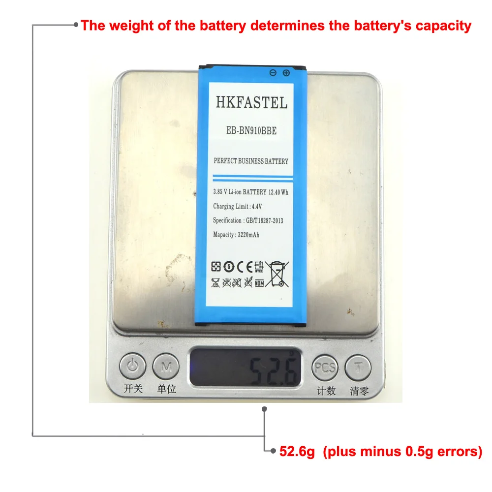 Hkfatel Новый EB-BN910BBE литий-ионный аккумулятор мобильного телефона для samsung Galaxy Note 4