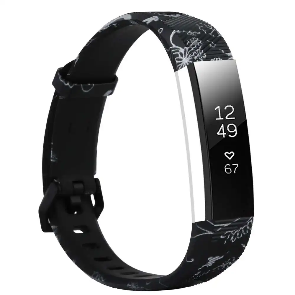 

Сменный ремешок, аксессуар, браслет для умных часов Fitbit Alta/Alta HR, Большой (FBALTAHRHS), меньше)