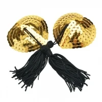 1 пара кружевных женских сексуальных самоклеющихся блесток с кисточками