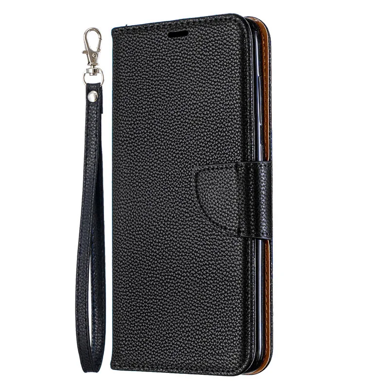 Одноцветный кожаный чехол-книжка для Nokia 3,2 Funda для Nokia 1 Plus 4,2 Чехол-бумажник для Nokia 2,1 3,1 5,1 Coque - Цвет: Черный