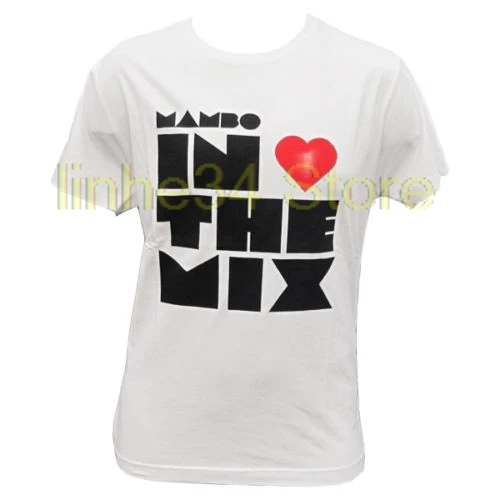 Cafe Mambo Ibiza Мужская футболка in the Mix 2013 Charity белая редкая | одежда