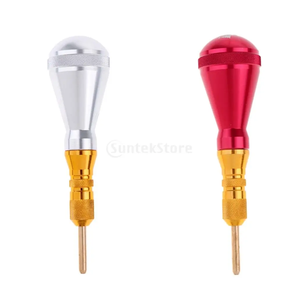 

Aluminum Soft Tip Dart Point Extractor Remover Tool for Electronic Dartboards Silver Red Color Handle Darts Accessories