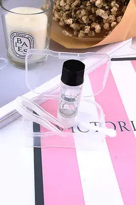 Портативная прозрачная бутылка для хранения контактных линз милый Контейнер