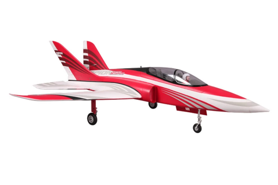 Red (PNP) FMS 90 мм супер Скорпион воздуховод вентилятор EDF Jet 6S 7CH с закрылками убирается EPO высокая скорость PNP RC модель самолета Хобби самолет - Цвет: Red (PNP)