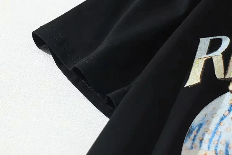 Уличная однотонная хлопковая Футболка с принтом скелета для женщин harajuku camisetas verano mujer plu Размер оверсайз