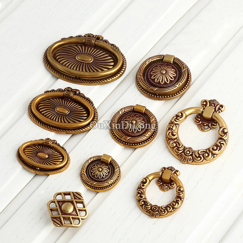 

20PCS European Antique Kitchen Door Furniture Handles Hardware Cupboard Wardrobe Drawer Cabinet Pulls Knobs&Handles