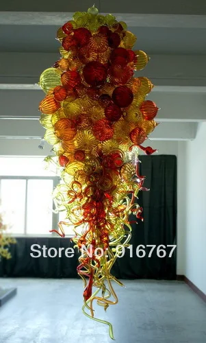 

LR050 - Free Shipping Hand Blown Glass Lighting Chandelier