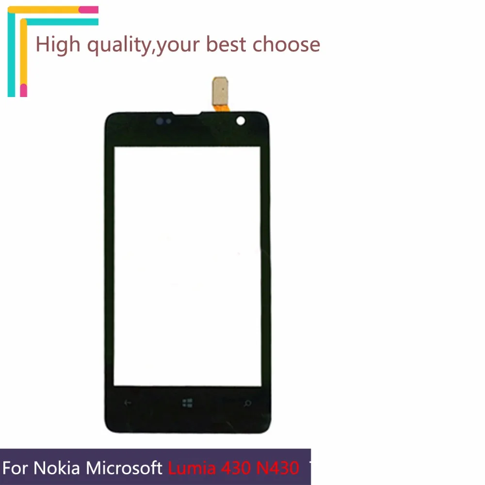 10 шт./партия для Nokia microsoft Lumia 430 N430 сенсорный экран Сенсорная панель дигитайзер
