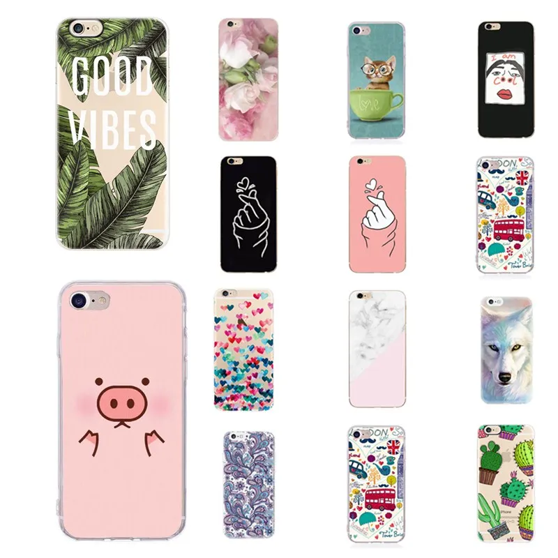 Винтажный чехол для телефона с розовыми листьями Iphone X XS мягкий из ТПУ 5S 6s 7 8 plus
