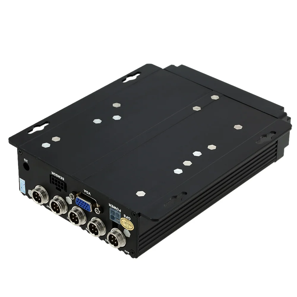 KKmoon мини в реальном времени SD автомобильный Мобильный DVR 4CH видео/аудио вход с пультом дистанционного управления Encrption