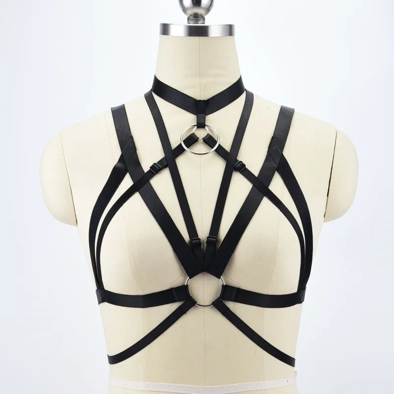 Ручная работа сексуальные чулки ремень женский бюстгальтер на бретельках