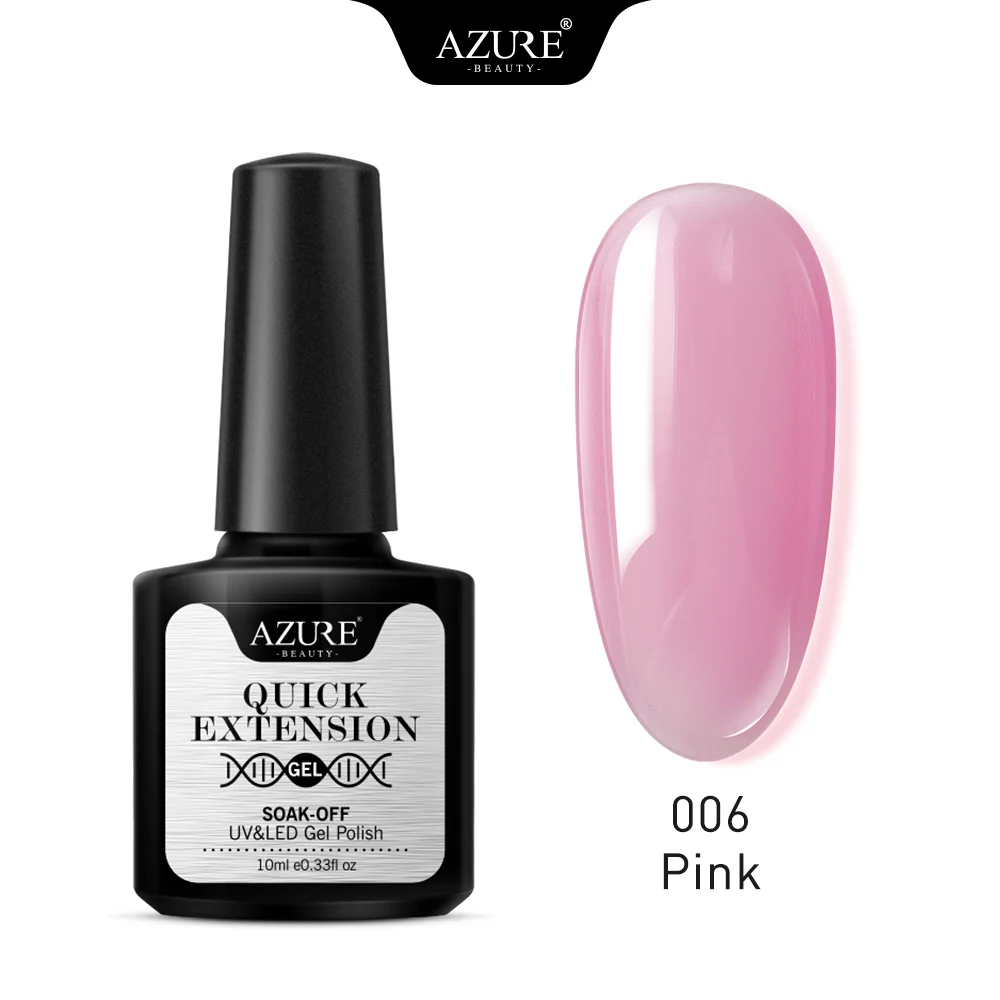 Гель-лак для ногтей Azure beauty с удлиняющимся волокном, набор для дизайна ногтей, прозрачный лак для ногтей - Цвет: 06