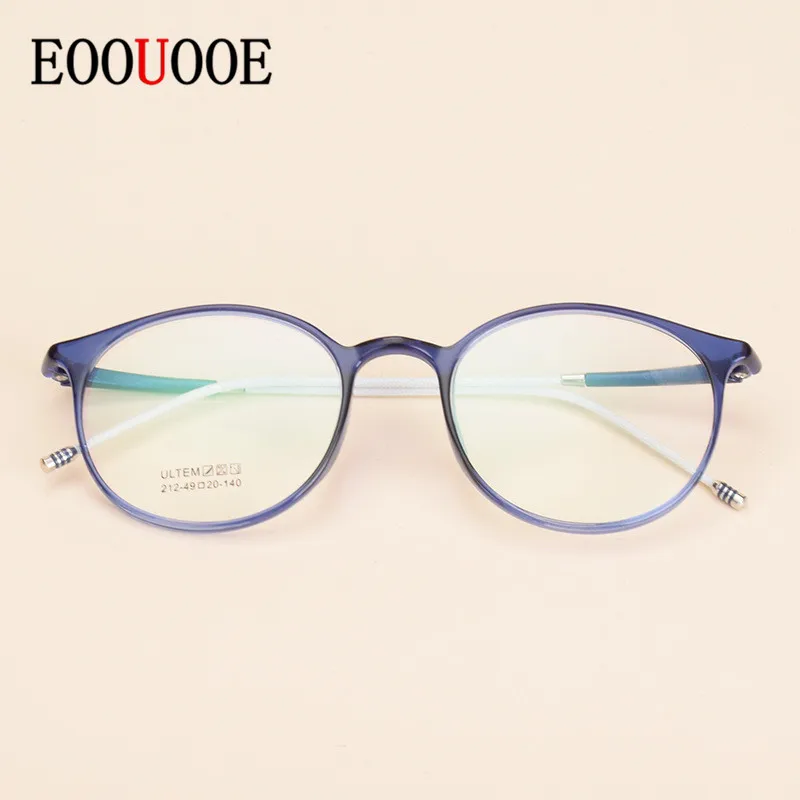 2019 Модные оптические очки круглой формы для Для женщин Пластик титановые lentes Mujer