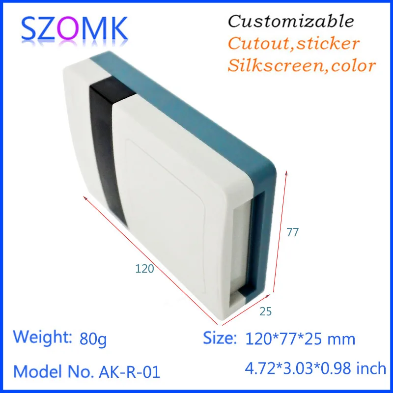 Пластиковый корпус szomk 1 шт кард ридер из АБС пластика для электроники diy 120x7725 мм
